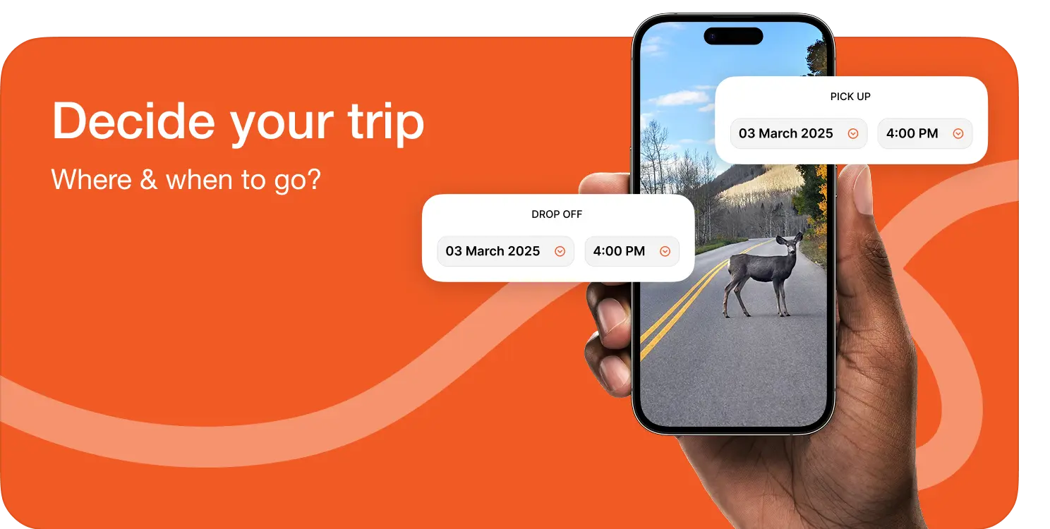 Step 1 - Decide your trip